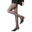Sexy Argyle Pantyhose Black