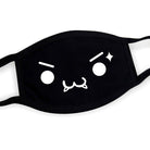 Kawaii Anime Black Face Masks - Femboy Fashion