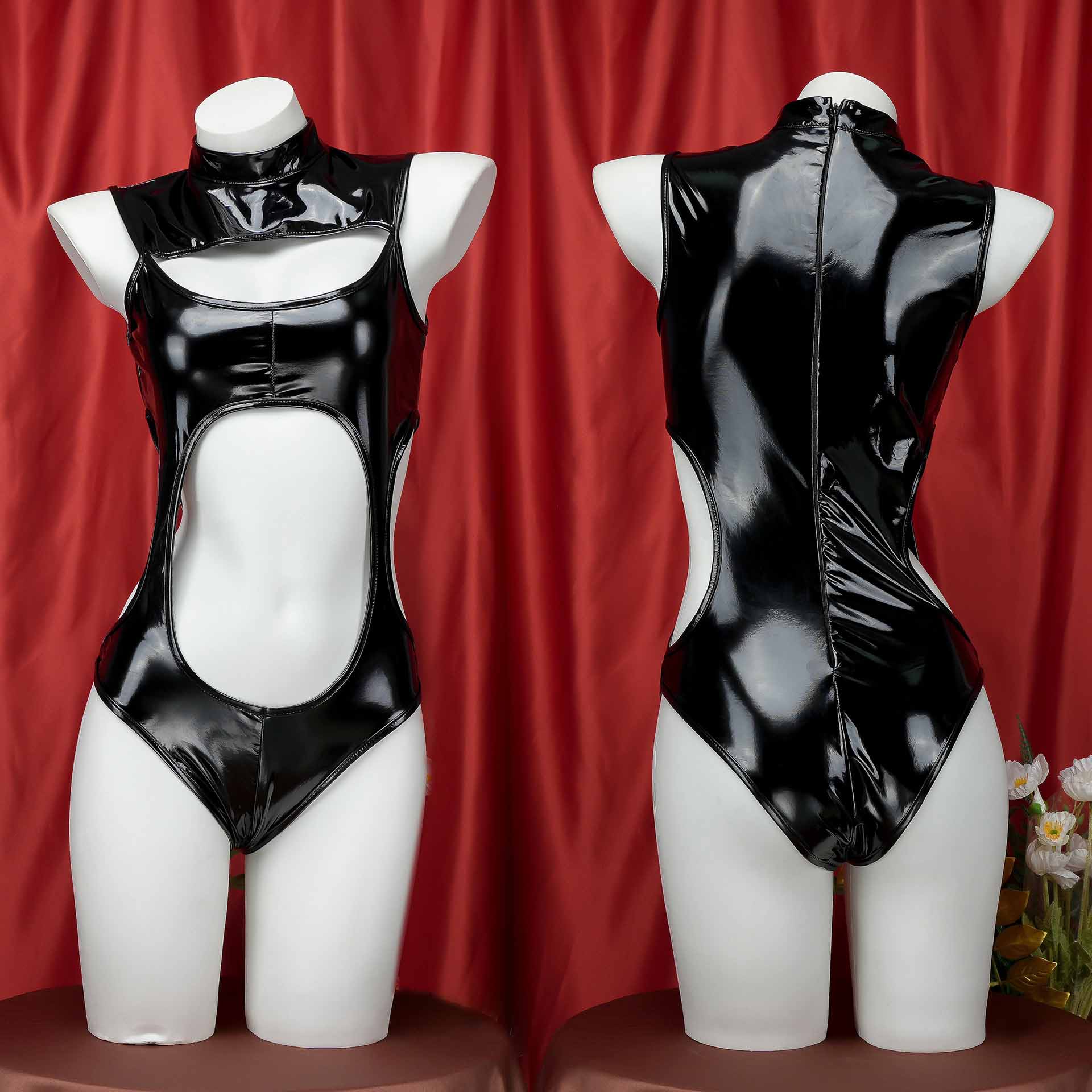 Sexy Black Latex Bodysuit Lingerie For Sale Femboy Fashion Sexy Black Latex Bodysuit Lingerie For Sale Femboy Fashion