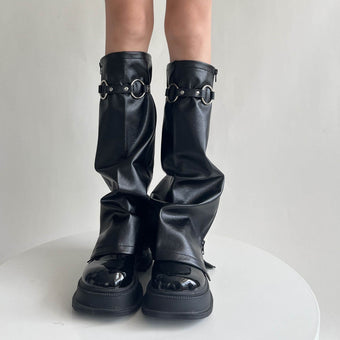 Femboy Zipper Leg Warmers