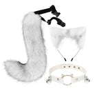 Cat Ears And Tail With Collar Set - Femboy Fashion