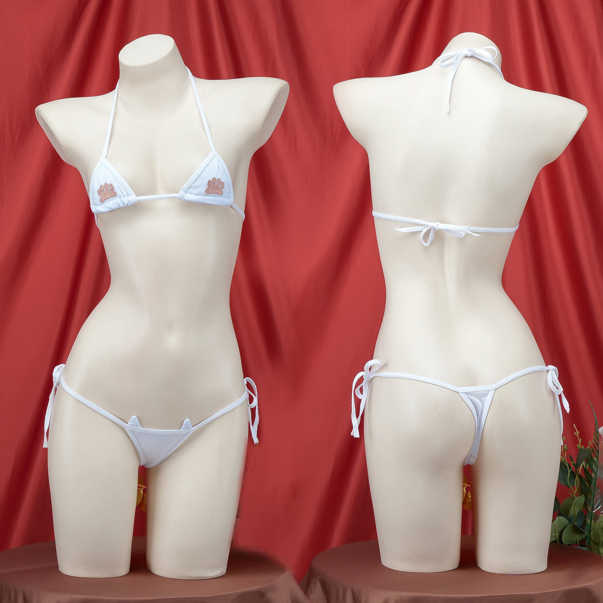 Cat Paw Bikini Set - Femboy Fashion