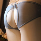 Cotton Camel Toe Crotchless Panties - Femboy Fashion