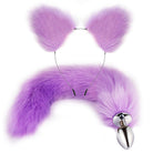 Fox Tail Butt Plug And Ears 2 Piece Set - Femboy Fashion