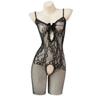 Sexy Fishnet Cut-Out Bodystocking For Femboy