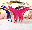 Sexy Lace Open Crotch Thongs For Femboy  - Femboy Fashion