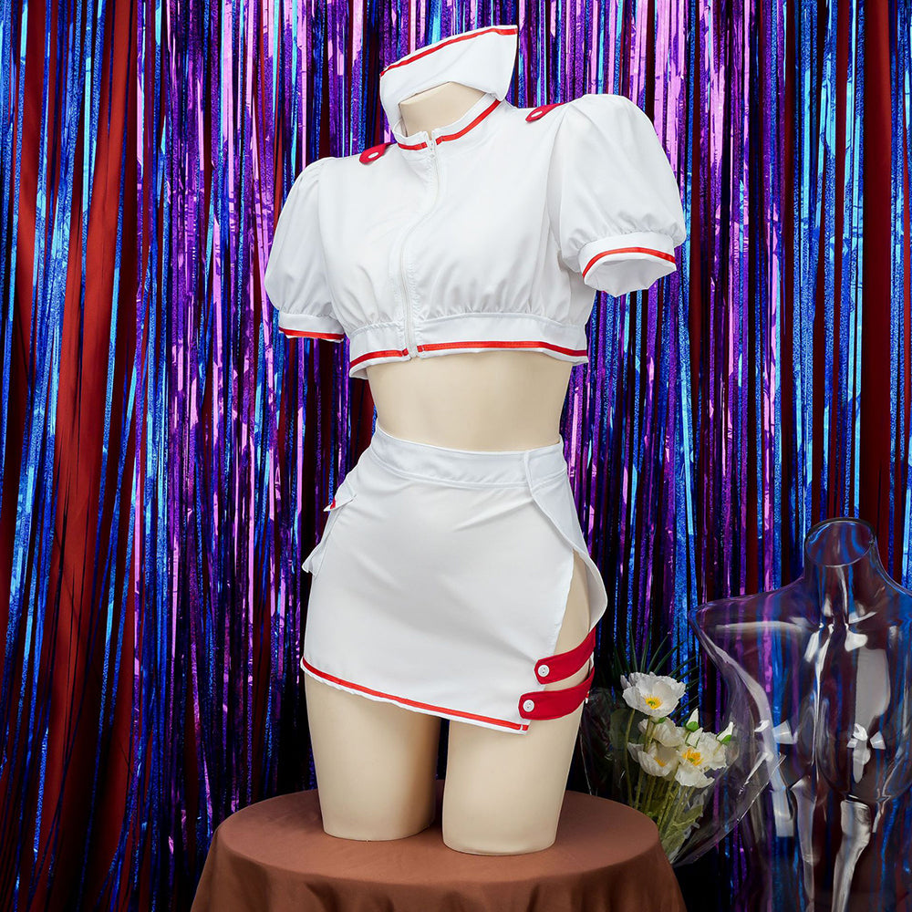 Sexy Nurse Lingerie Side - Femboy Fashion