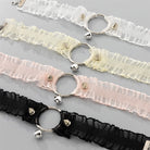 Punk Lace Choker With Bell - Femboy Fashion