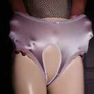 Satin Sissy Crotchless Panties - Femboy Fashion