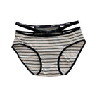 Sexy sexy cutout striped panties for femboy