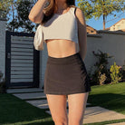 Sexy Short Black Skirt - Femboy Fashion