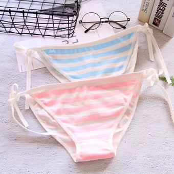 Pastel Femboy Stripe String Panties