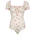 Sweet Cherry Print Bodysuit for Sissy - Femboy Fashion