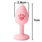 Silicone butt plug with bell size