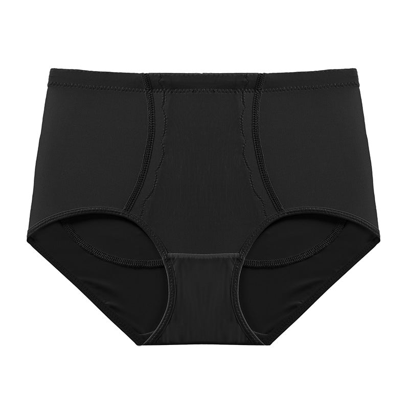 Silicone fake butt panty black