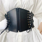 Black Corset Waist Belt - Femboy Fashion