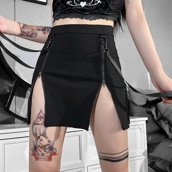 Goth Femboy Short Skirt