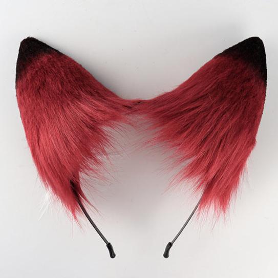 Cosplay Fox Ears And Tail Set - Femboy Fashion