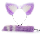 Fox Tail Butt Plug And Ears 2 Piece Set - Femboy Fashion