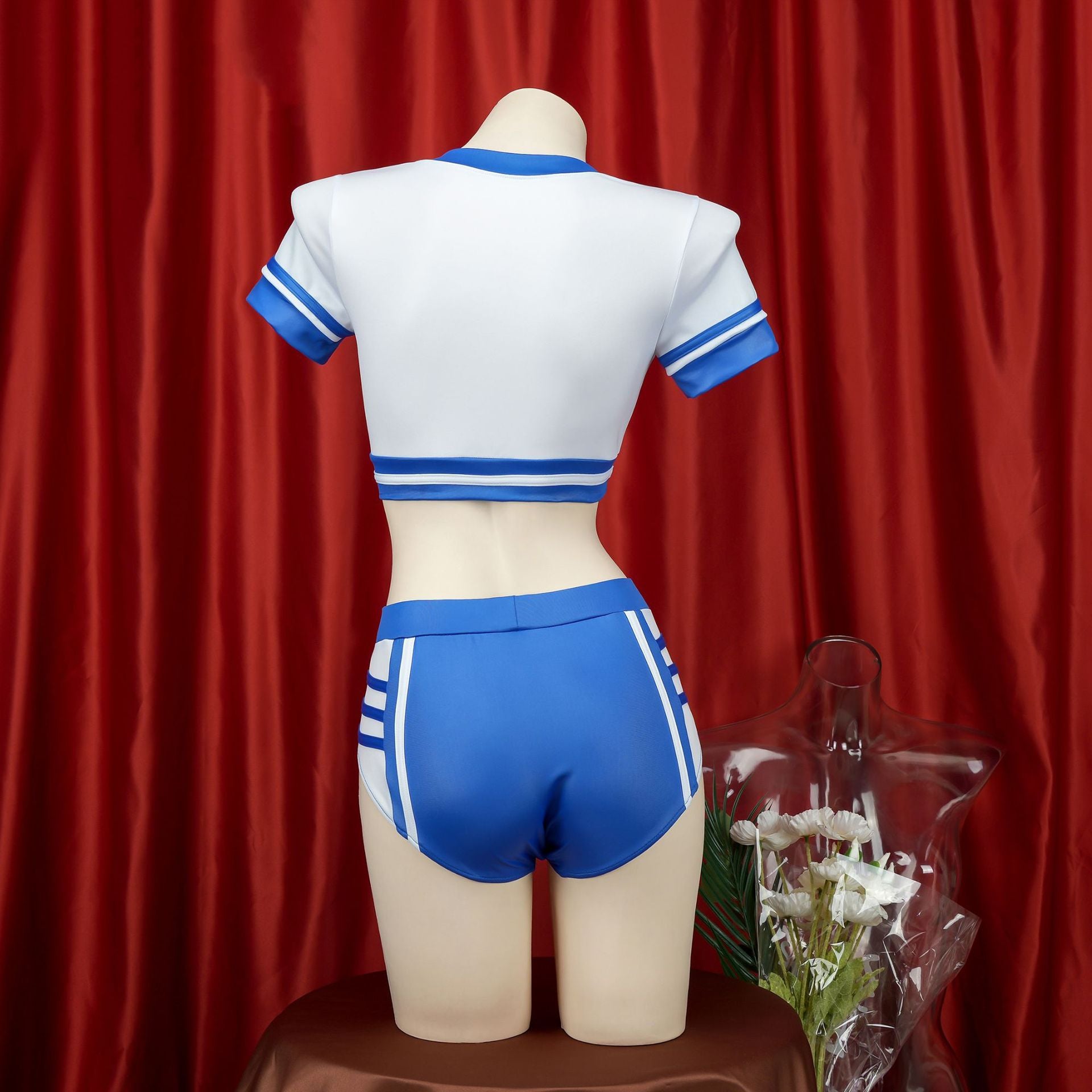 Crop Gymnast Lingerie Set - Femboy Fashion