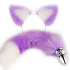 Fox Tail Butt Plug And Ears 2 Piece Set - Femboy Fashion