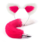 Fox Tail Butt Plug And Ears 2 Piece Set - Femboy Fashion