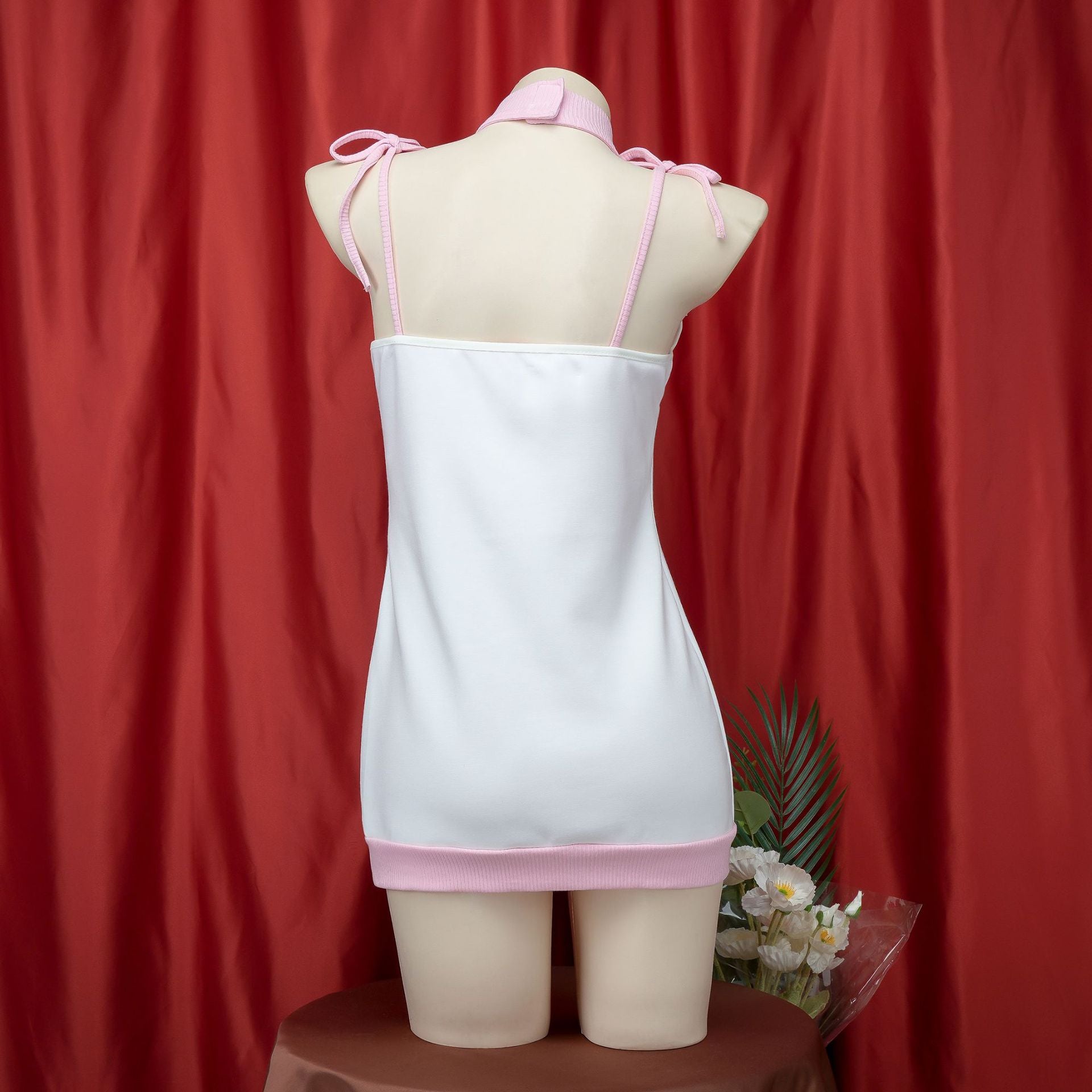 Halter Kawaii Bunny Lingerie - Femboy Fashion