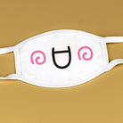 Kawaii Anime White Face Masks - Femboy Fashion