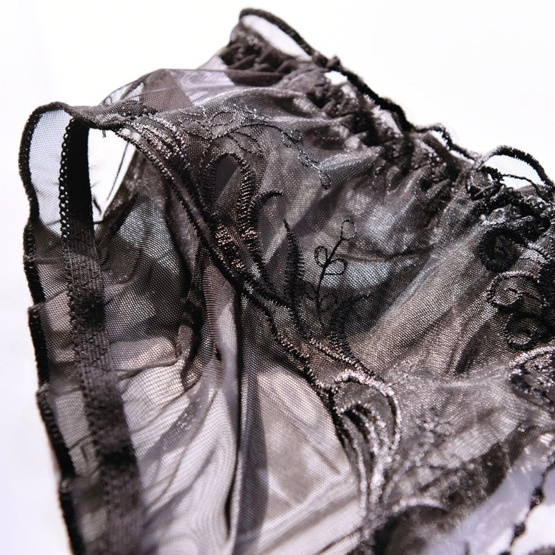 Lace See Thru Crotchless Panties - Femboy Fashion