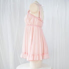 Pink Chiffon Lingerie Dress - Femboy Fashion