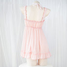 Pink Chiffon Lingerie Dress - Femboy Fashion