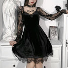 Black Gothic Dress for Femboy - Femboy Fashion