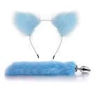 Fox Tail Butt Plug And Ears 2 Piece Set - Femboy Fashion