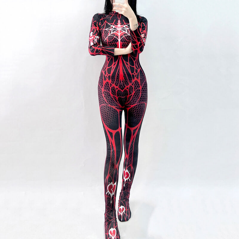 Spiderman Full Bodysuit Lingerie - Femboy Fashion