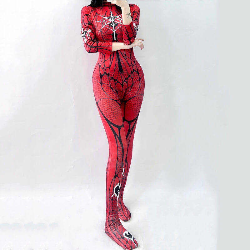 Spiderman Full Bodysuit Lingerie - Femboy Fashion