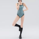 Teal One Piece Swimsuit - Femboy Fashion