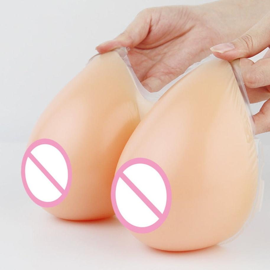 Teardrop Silicone Breast Forms With Straps - Femboy Fashion