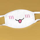 Kawaii Anime White Face Masks - Femboy Fashion