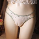 Sweet Cutout Camel Toe Thong Panty - Femboy Fashion