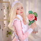 Sweet Pink Long Maid Dress - Femboy Fashion