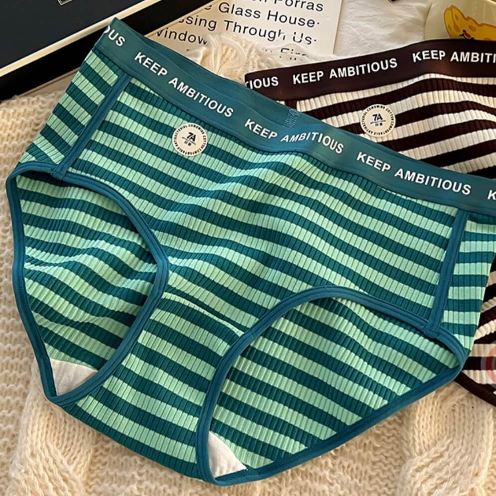 Sweet femboy striped panties femboy fashion