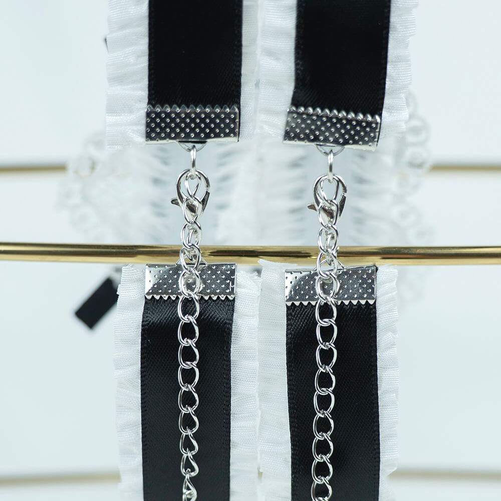 Black and white sweet lolita maid choker