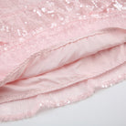 Pink Sequins Mini Cake Skirt - Femboy Fashion