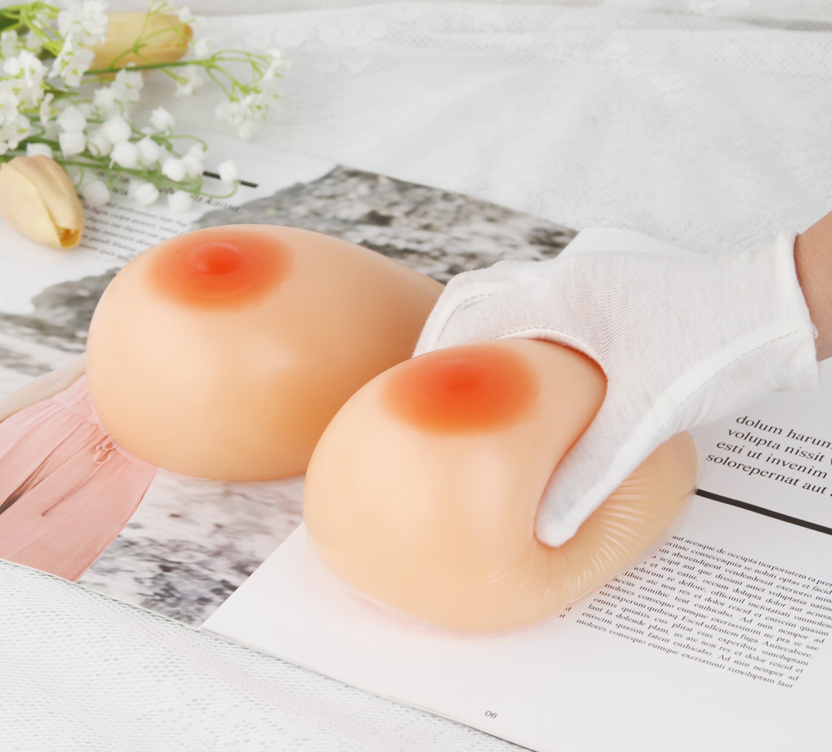 Teardrop Silicone Breast Forms - Femboy Fashion