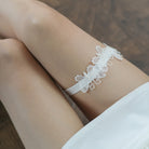 White Butterfly Garter - Femboy Fashion