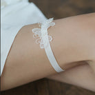 White Butterfly Garter - Femboy Fashion