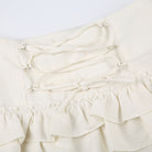 White Cake Short Skirt With Ruffles for Sale - Femboy Fashion