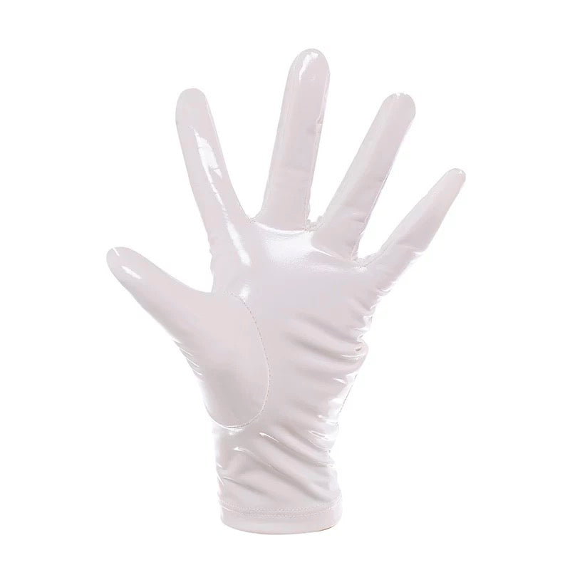 25cm White Latex Gloves - Femboy Fashion