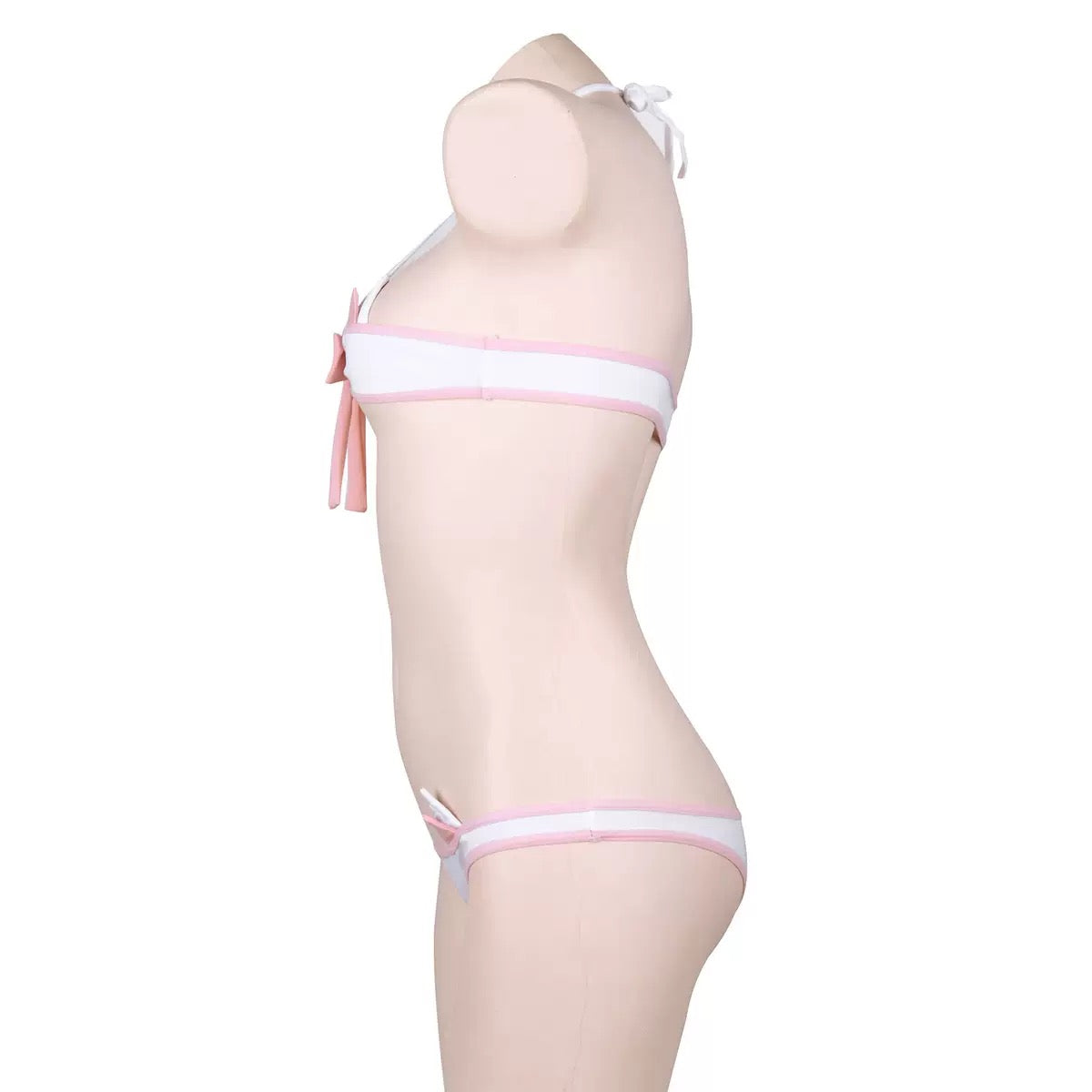 White Leather Bikini - Femboy Fashion