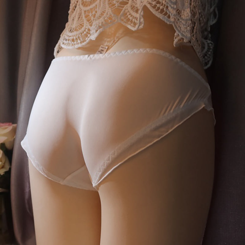 White Sweet Princess Sheer Cameltoe Panty Back - Femboy Fashion